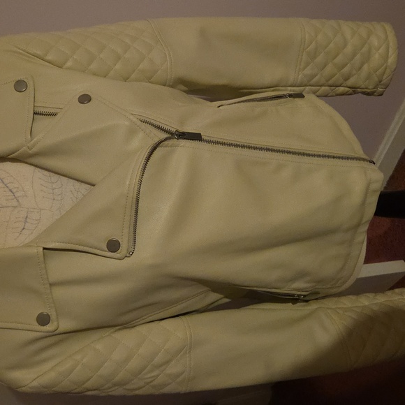Bagatelle Biker Faux Leather Bomber Jacket - Picture 3 of 5